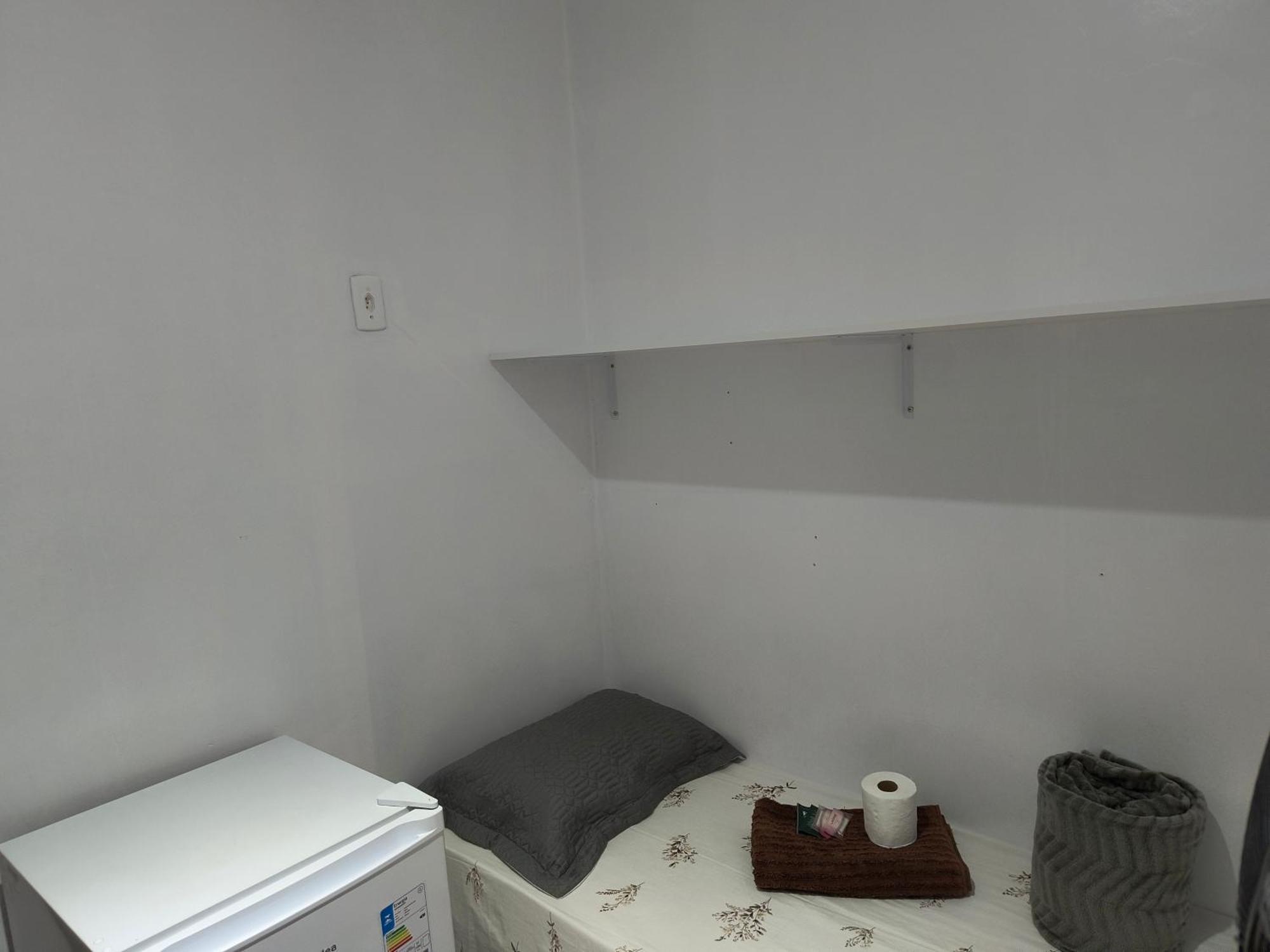 Quarto Privativo Proximo As Torres Do Itau E Expo Sp San Paolo Esterno foto